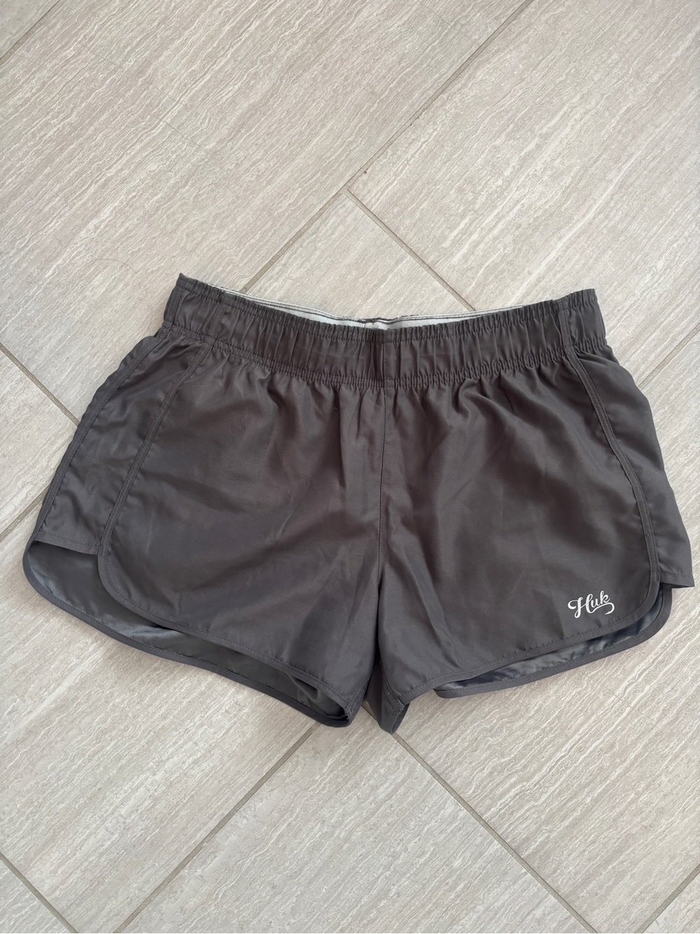 Huk Women's Gray Athletic Shorts - Size M